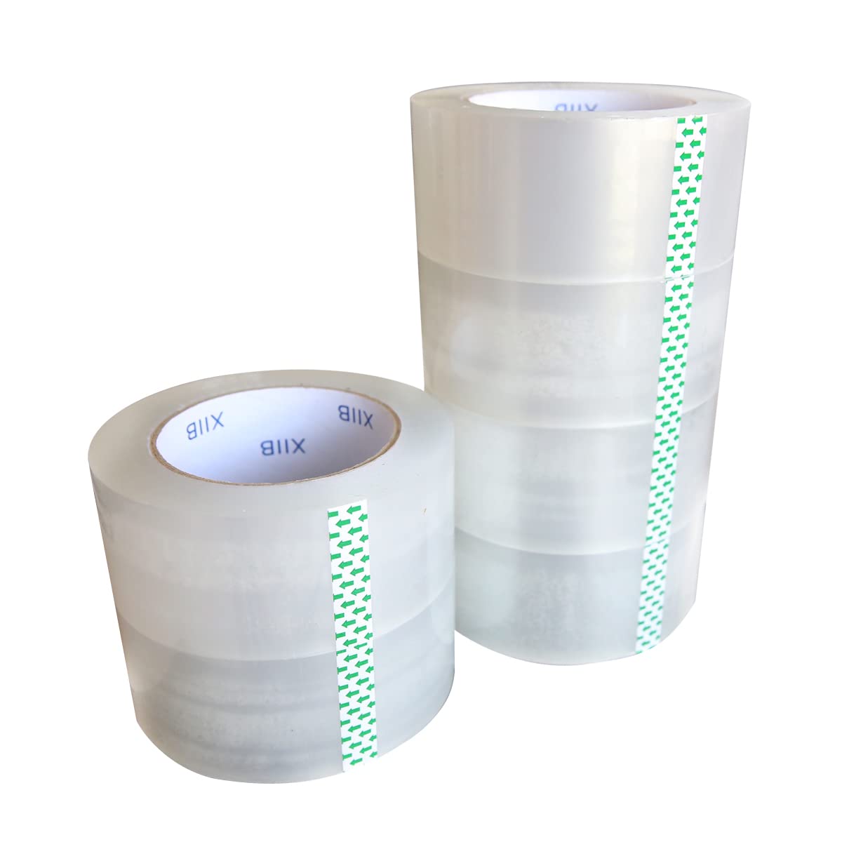 Clear Packing Tape 36 Rolls, 2.4mils, 2 inch x 110 Yards, Ultra Strong, Refill for Shipping Packaging Moving Sealing, (2" x110yards(clear-36Rolls))